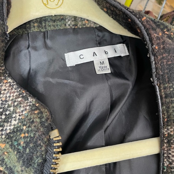 CAbi Plaid Vest - Brown and Gray - Picture 2 of 16